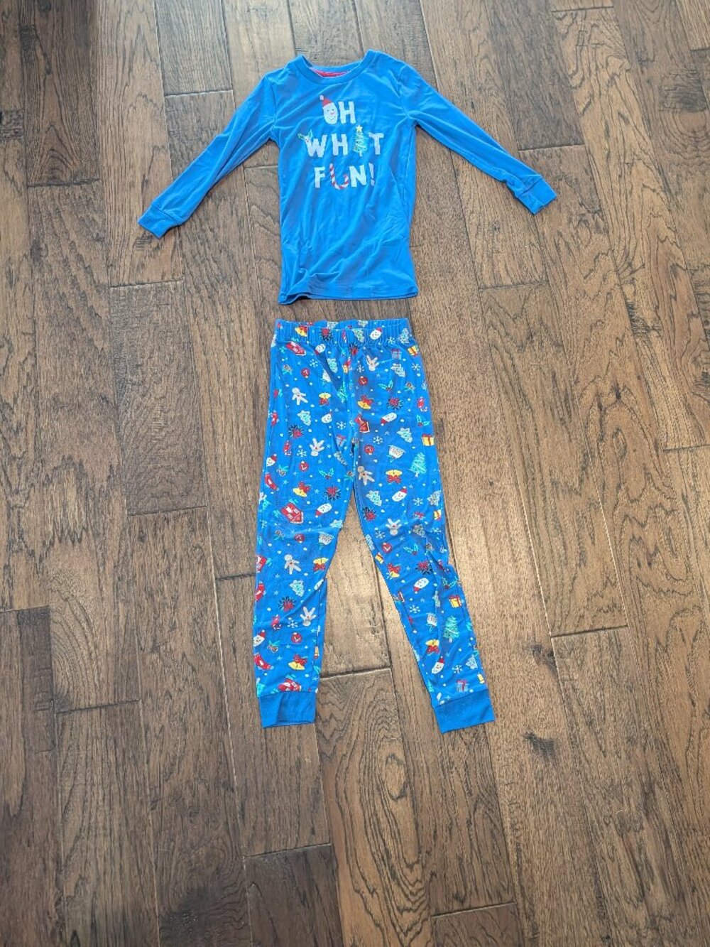 Holiday Time Kids Pajama Set Size 6-7